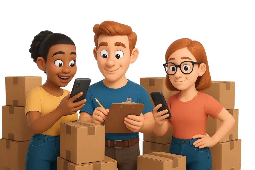 Inventory counting team